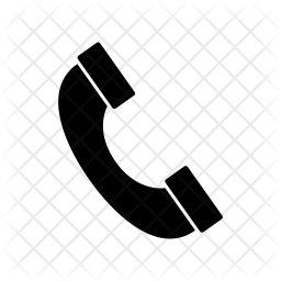 256x256 Phone Icon Of Glyph Style