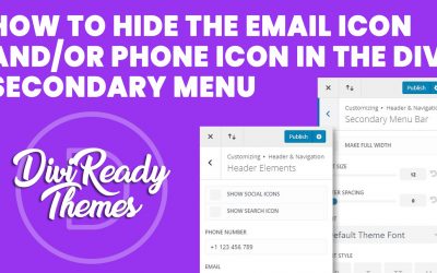 400x250 How To Hide The Email Icon Andor Phone Icon In The Divi Secondary