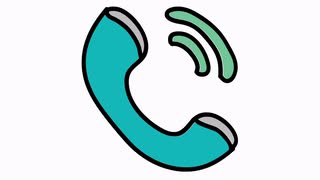 Cell Phone Icon Incoming Call Symbol Looping Animation Motion 320x180 Cell Phone Icon Incoming Call Symbol Looping Animation Motion