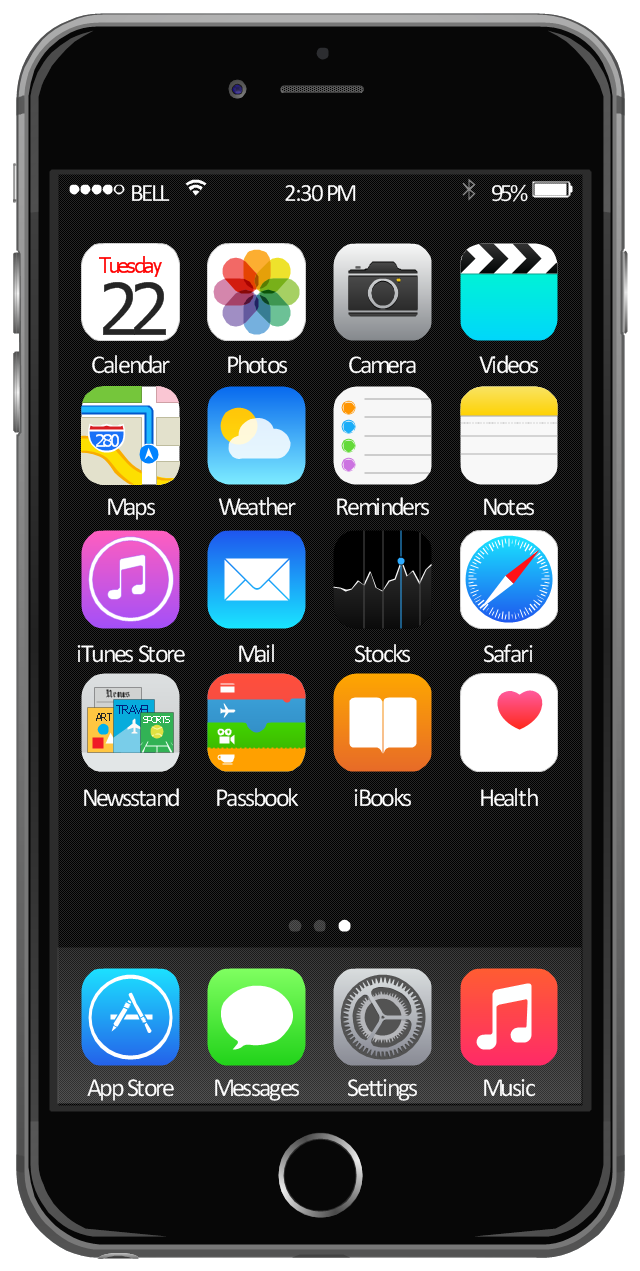 Phone Icon On Iphone 6 at Vectorified.com | Collection of Phone Icon On ...
