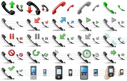 440x281 Standard Telephone Icon Pack