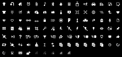 480x224 Windows Phone Icons Download