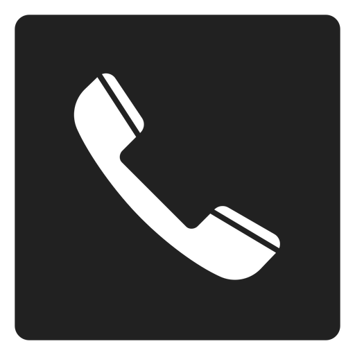 512x512 Simple Telephone Square Icon