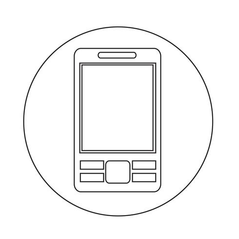 490x490 Mobile Phone Icon Vector