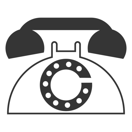 512x512 Line Style Retro Phone Icon