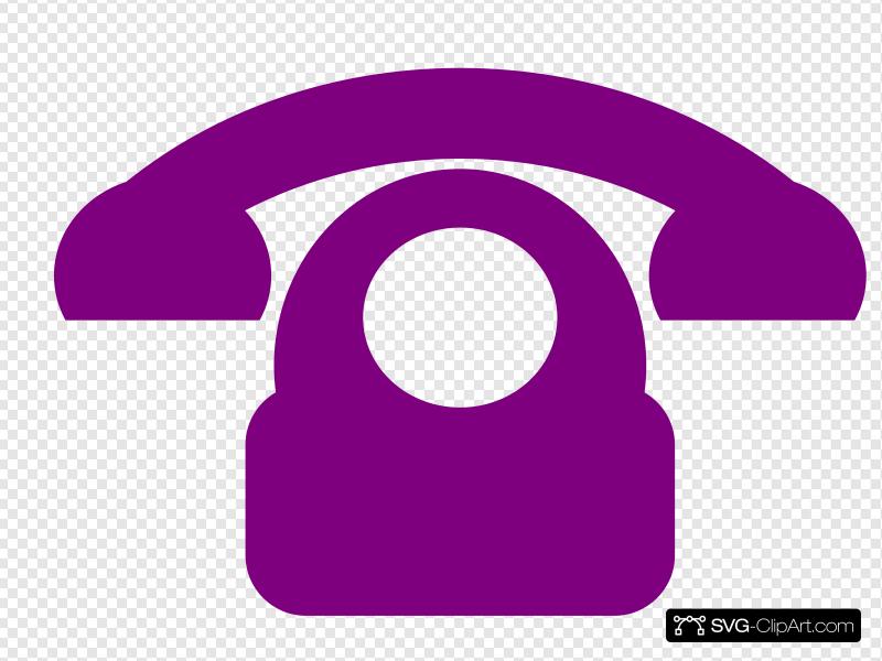 800x600 Purple Phone Icon Clip Art, Icon