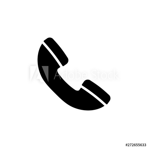 500x500 Call Icon Symbol Vector Phone Icon Vector Symbols Handset Icon