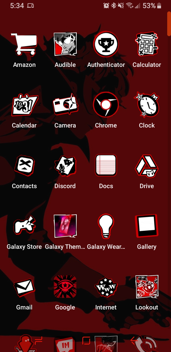 Persona Phone Icons 720x1480 Persona Phone Icons