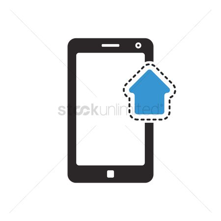 450x450 Free House Phone Stock Vectors Stockunlimited