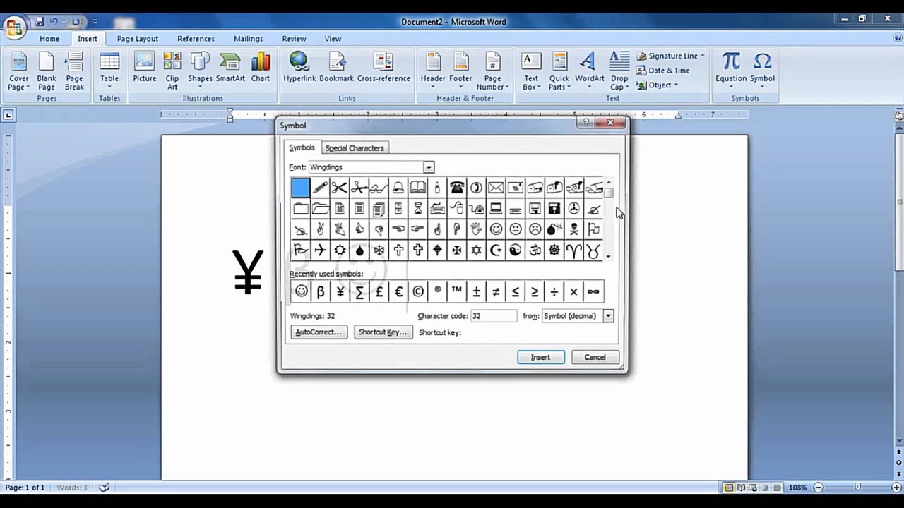 1280x720 How To Insert Symbols In Ms Word Document Tips Tricks Free