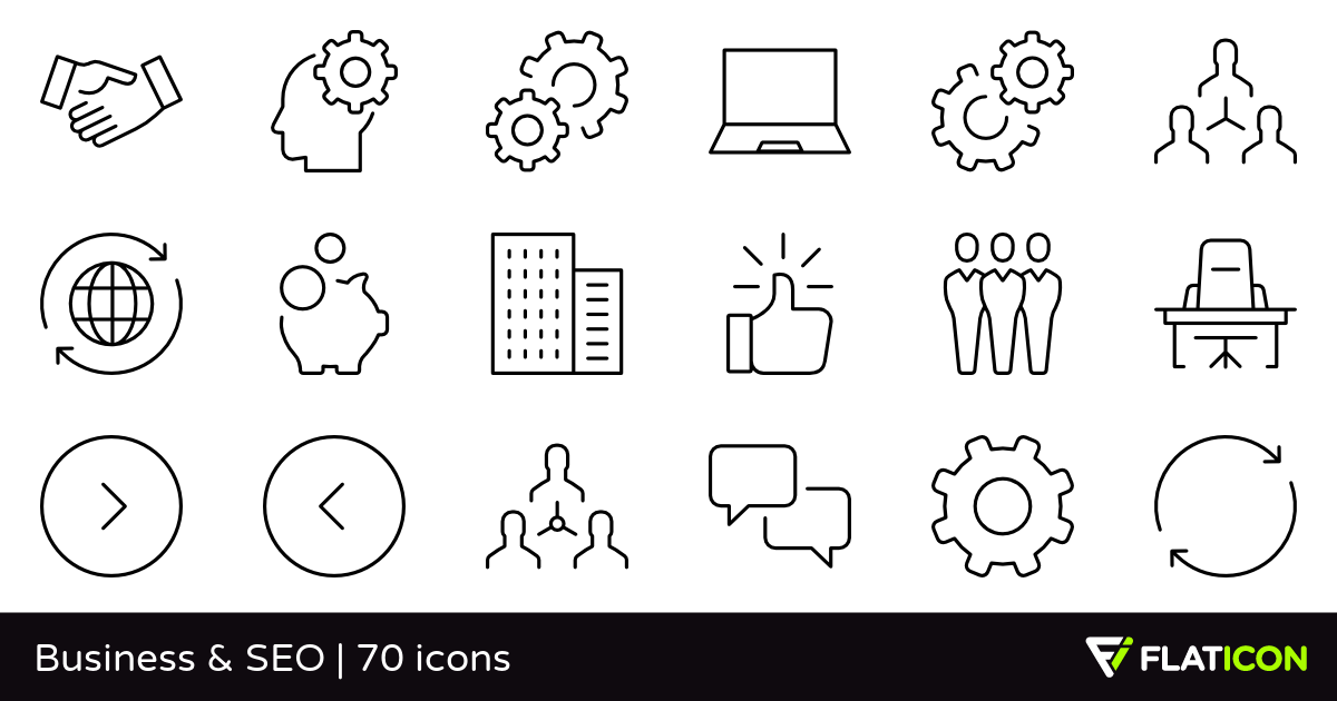 1200x630 Business Seo Free Icons