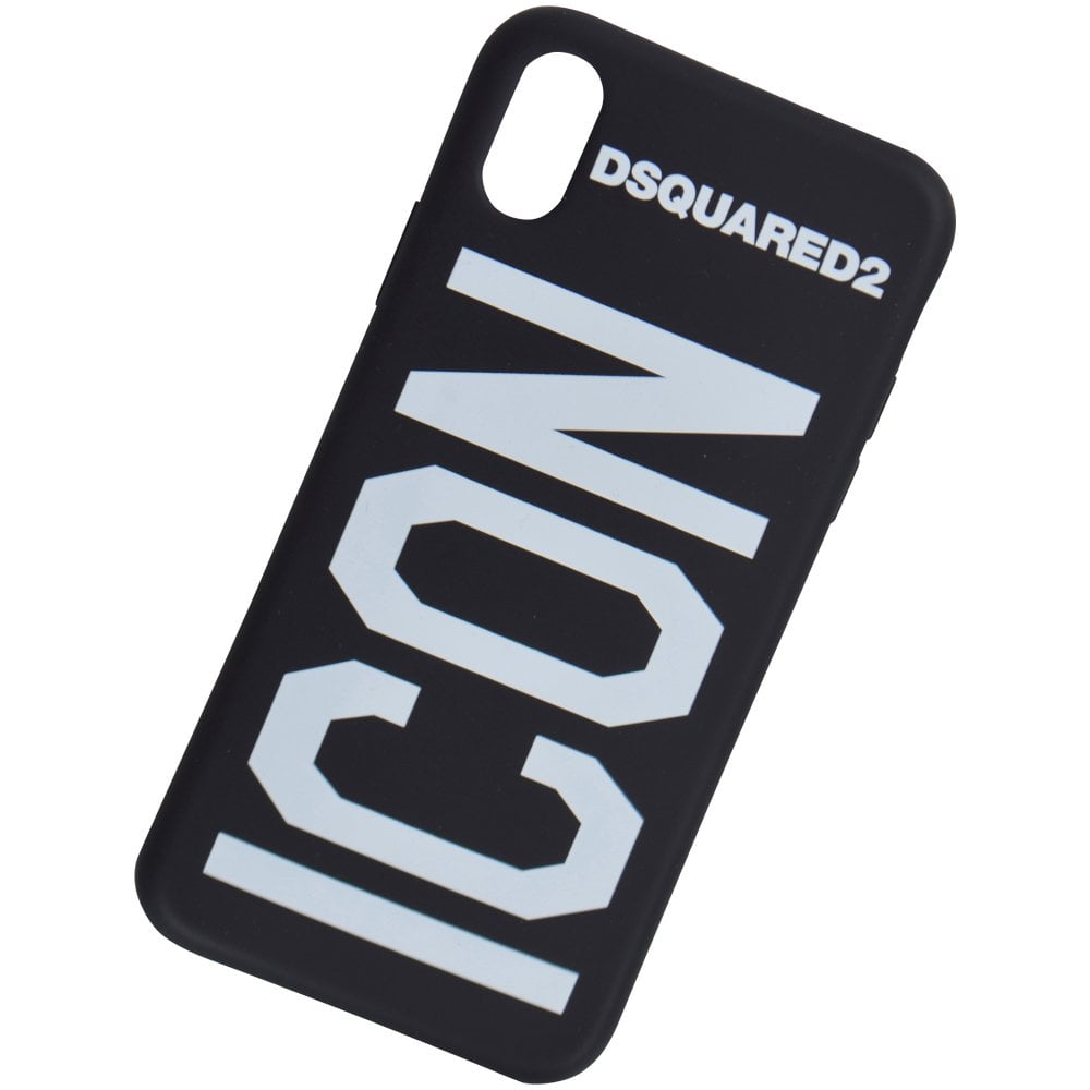 1000x1000 Black Icon Iphone X Phone Case