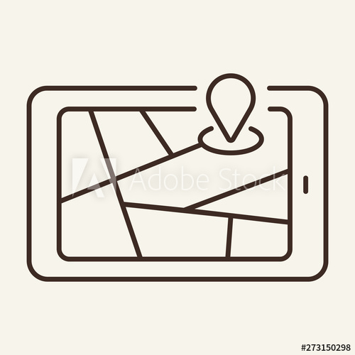 500x500 Navigator In Phone Line Icon Warning, Transport, Safety Road