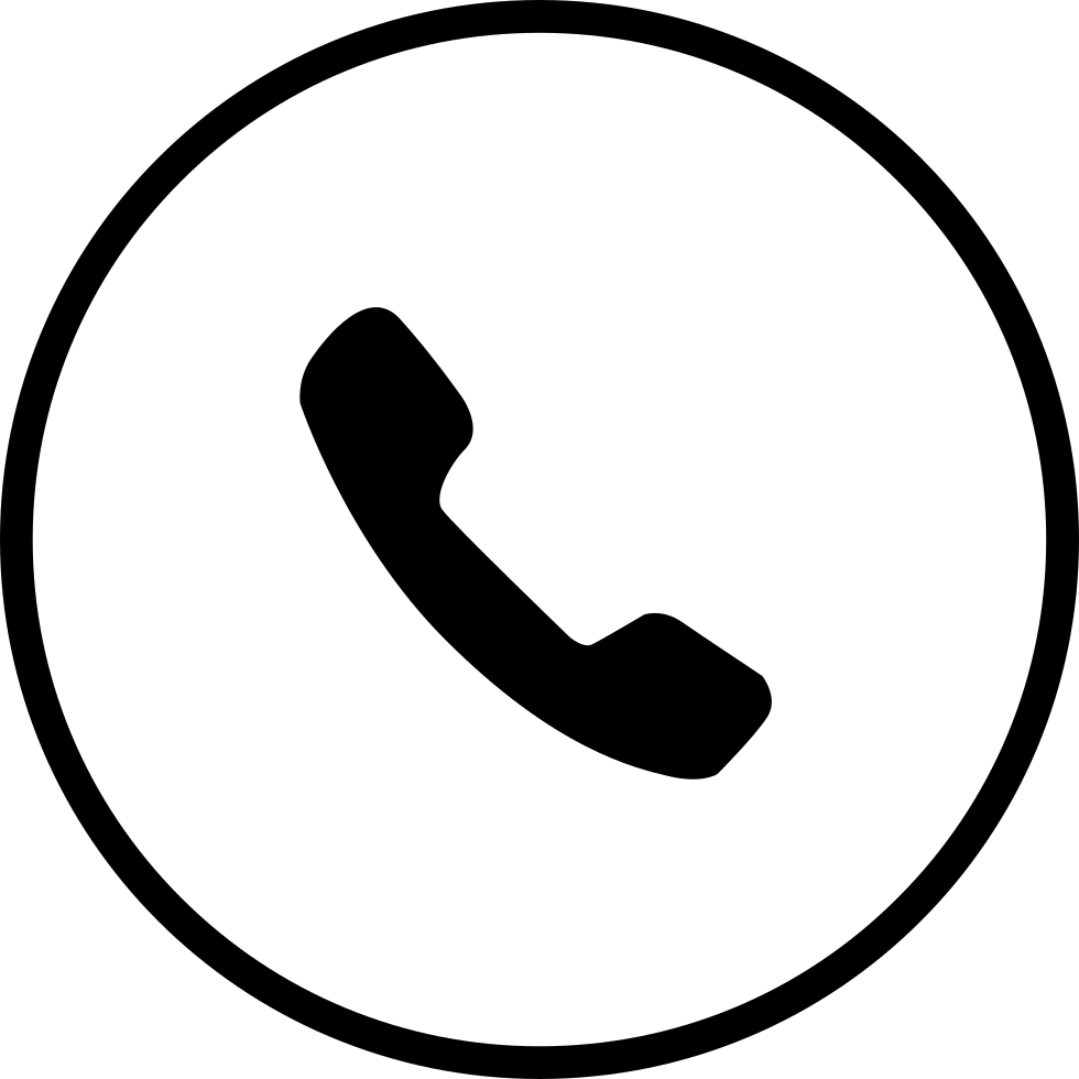 980x980 Phone Line Circle Png Icon Free Download
