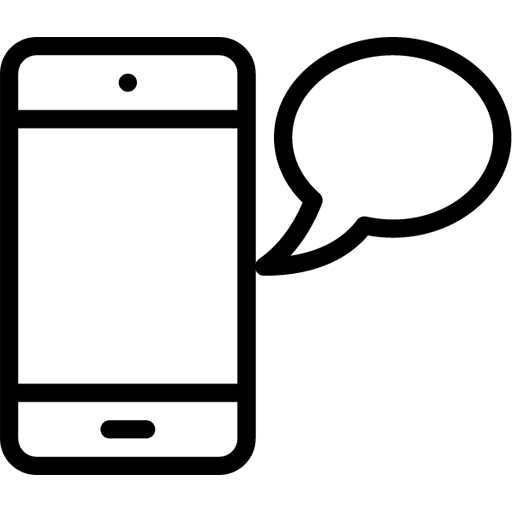 512x512 Phone Sms Icon Line Iconset Iconsmind