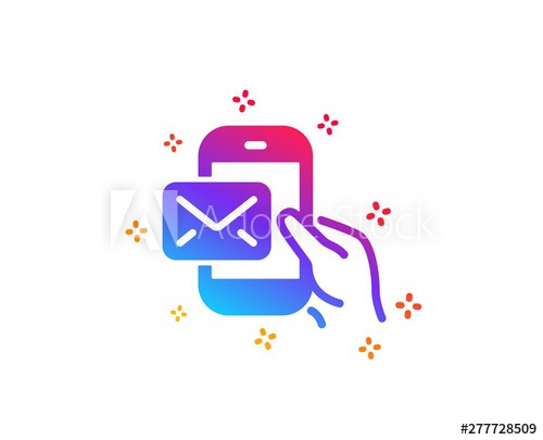 500x405 Messenger Mail Icon New Newsletter Sign Phone E Mail Symbol