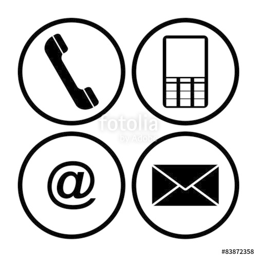 500x500 Contact Icons Set