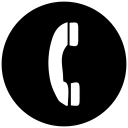 256x256 Black And White Smartphone Icon