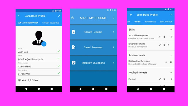 640x360 How To Create Resume, Cv, And Bio Data In Android Phone Icon
