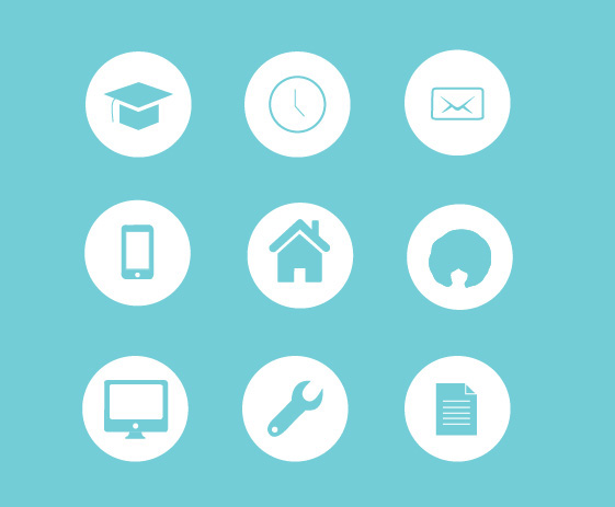 561x463 Phone Icons Resume