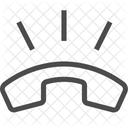 256x256 Phone Ringing Icon Of Line Style