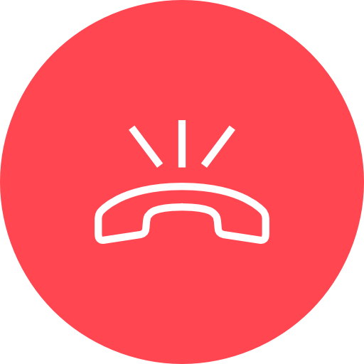 512x512 Red, Phone, Ringing Icon Free Of Hotel And Spa Icons