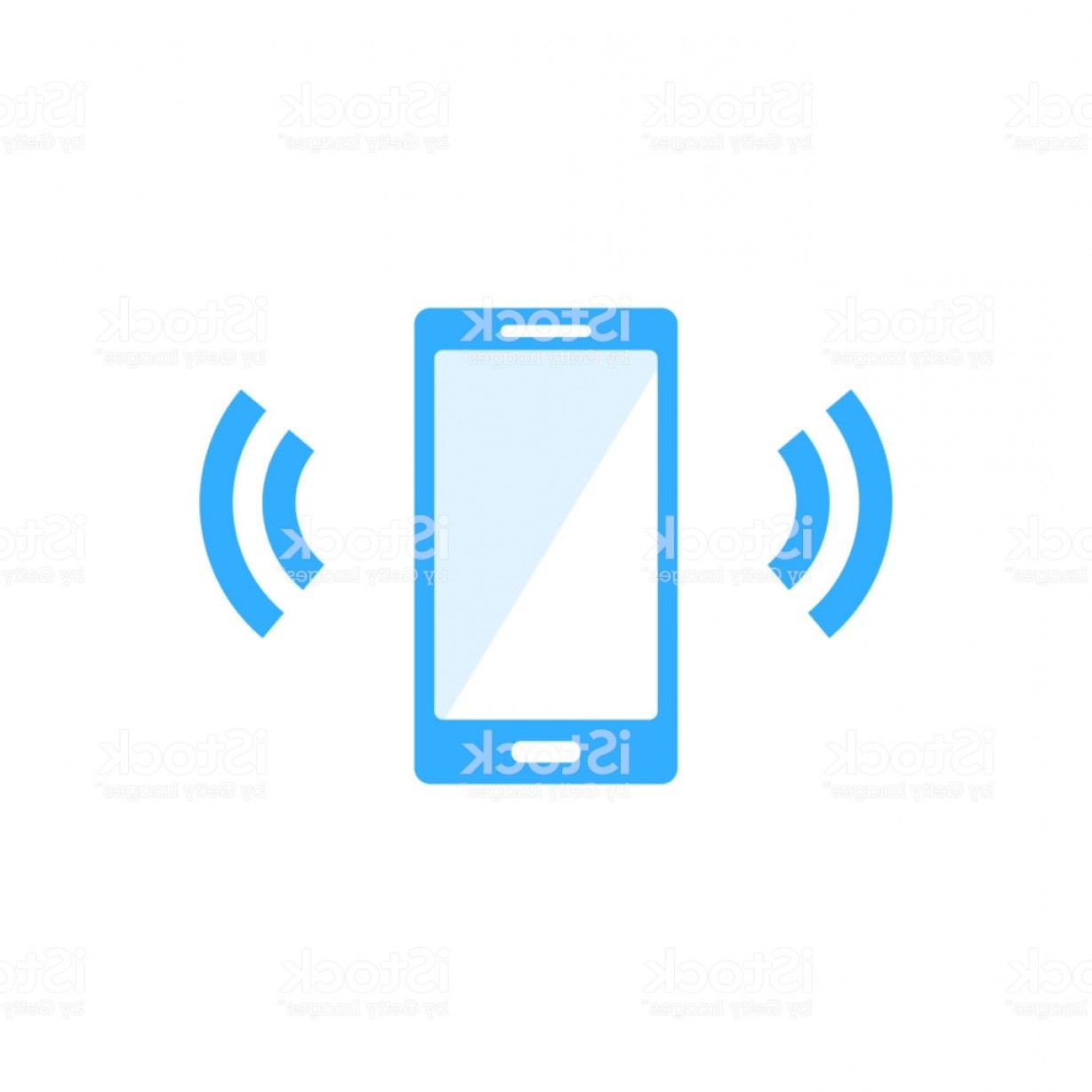 1228x1228 Cell Phone Ringing Icon Outline Vector Gm Handandbeak
