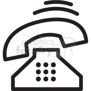 300x300 Retro Phone Ringing Icon Clipart Royalty Free Gif, Png
