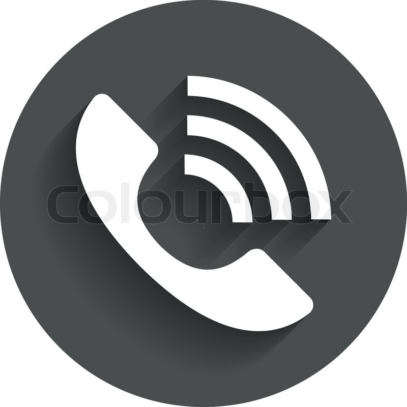 800x800 Phone Sign Icon Support Symbol Call Stock Vector Colourbox