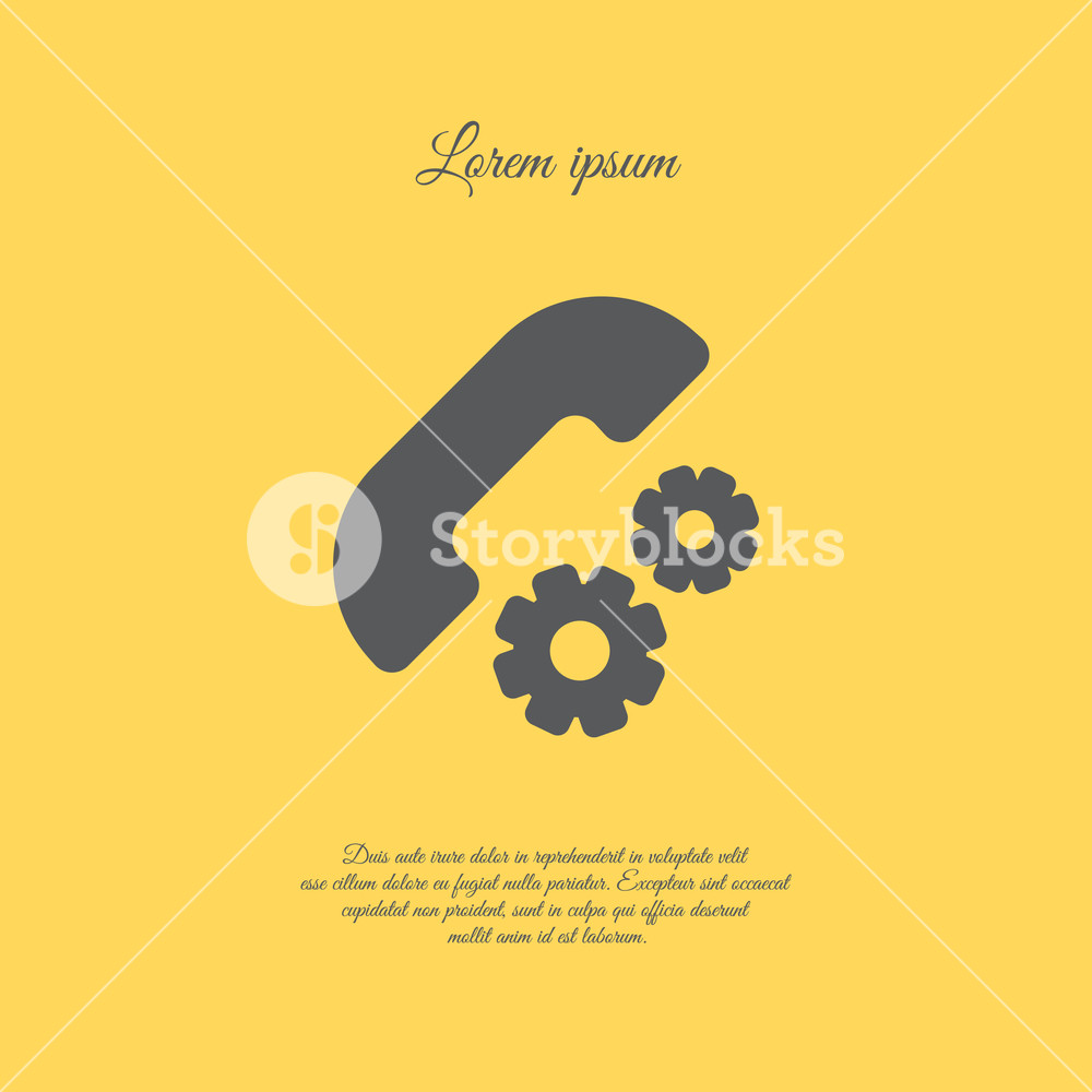 Web Icon Setting Up Call, Phone Configuration Royalty Free Stock 1000x1000 Web Icon Setting Up Call, Phone Configuration Royalty Free Stock
