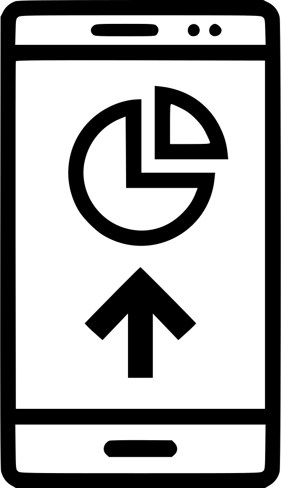 564x980 Cell Phone Arrow Up Png Icon Free Download