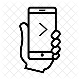 256x256 Navigation Arrow Icon Of Line Style