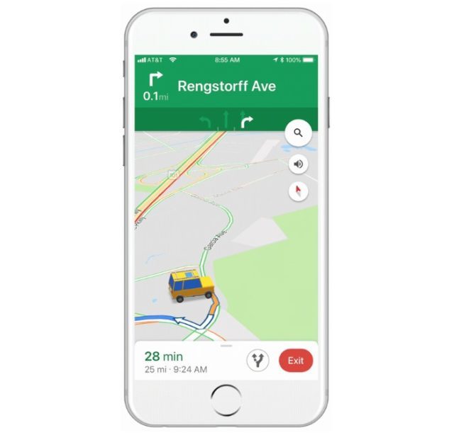 Google Maps For Ios Lets Users Choose From New Vehicle Icons 640x621 Google Maps For Ios Lets Users Choose From New Vehicle Icons