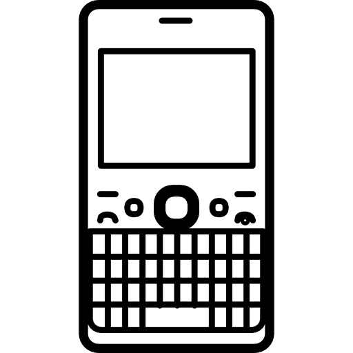 512x512 Mobile Phone Design With Buttons Keyboard Icons Free Download