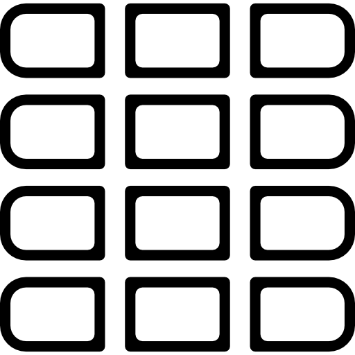 512x512 Phone Keyboard Buttons Icons Free Download