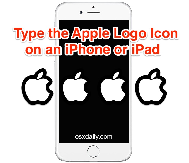 604x522 Type The Apple Logo Icon On Iphone Or Ipad With Keyboard Shortcuts