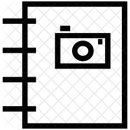 256x256 Image Album Icon Of Line Style
