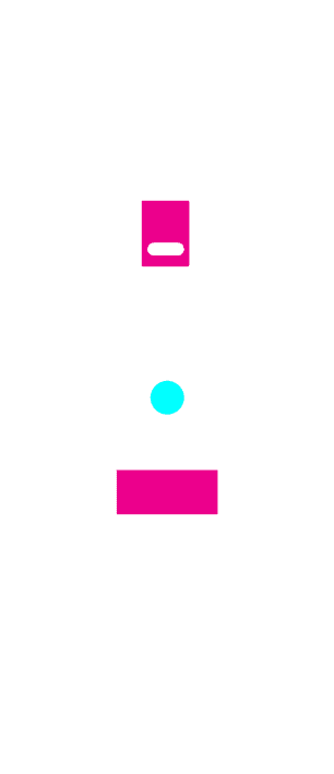 306x709 Download Blue And Pink Photo Booth Icon Png Image With No