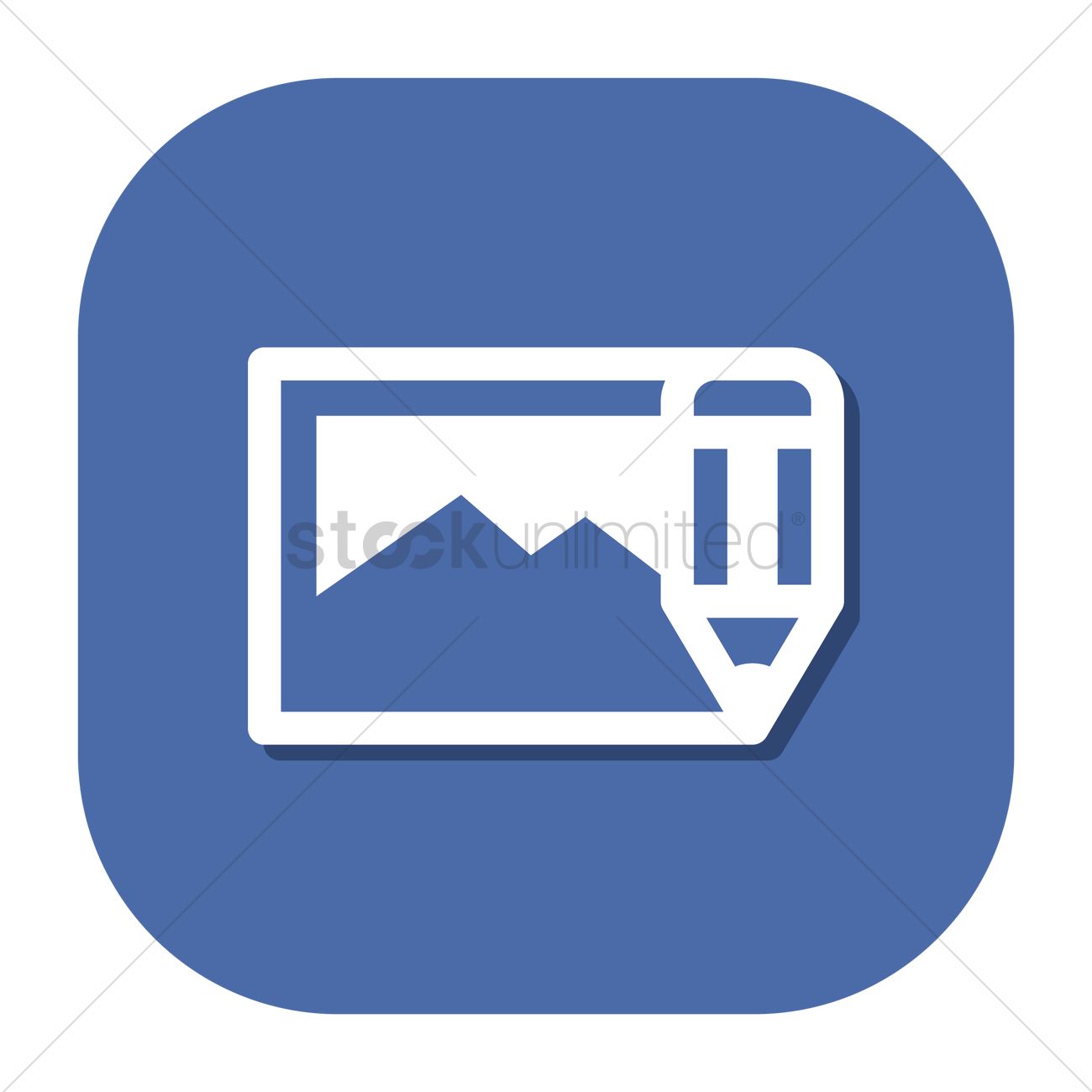 1300x1300 Photo Editor Icon Vector Image