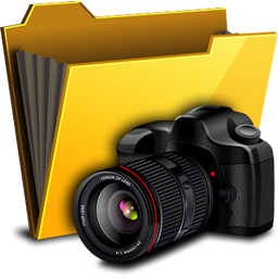 256x256 Camera Folder Pictures Icon