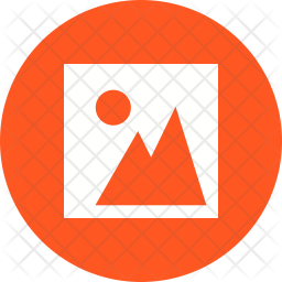 256x256 Gallery Icon Of Glyph Style