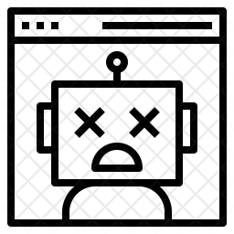 256x256 Page Not Found Icon Of Line Style