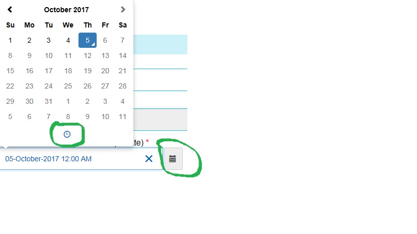 819x460 Clock And Select Icon Is Not Available In Bootstrap Datetimepicker