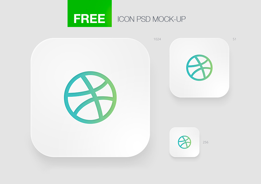 850x600 Apple Ios Icon Template For Photoshop