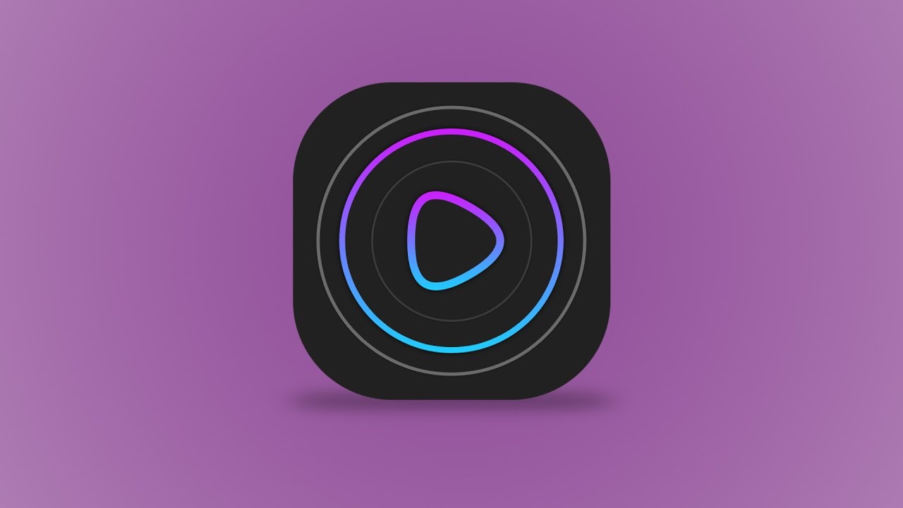 1280x720 Design A Musicvideo Player App Icon