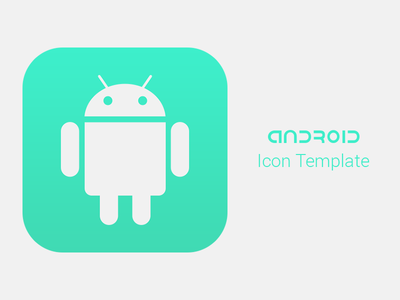 Android Icon Template 800x600 Android Icon Template