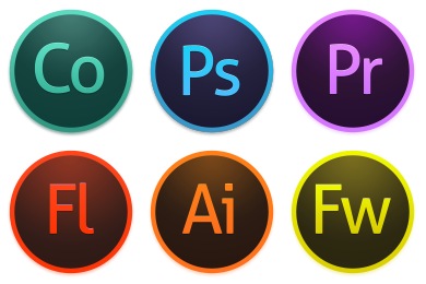 390x260 Adobe Icons