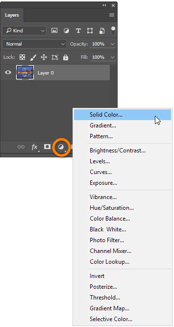355x667 How To Create A Solid Color Fill Layer In Adobe Photoshop Webucator
