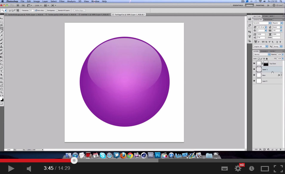 955x583 Glossy Social Media Icons Tutorial Photoshop Designbump