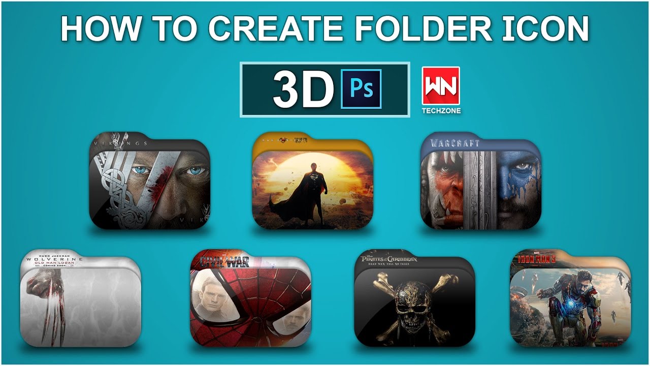 1280x720 How To Create Custom Folder Icon Create Folder Icon Using